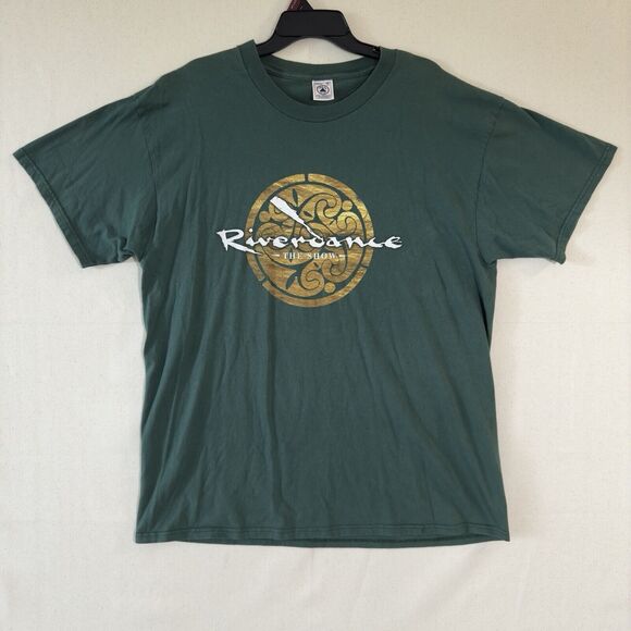 Riverdance “The Show” T-shirt graphic tee size adult XL Green - Picture 1 of 10